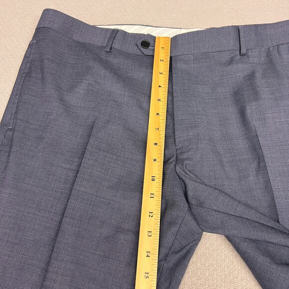 Brooks Brothers 1818 Classic Pants Mens 40x30 Wool Blue Reda 1865 Italian Formal - Picture 10 of 12